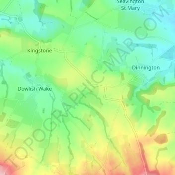 Ludney topographic map, elevation, terrain