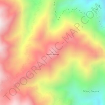 Buttu Kandeapi topographic map, elevation, terrain
