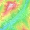 La Villiaz topographic map, elevation, terrain