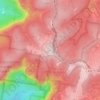 Pulpit Hill topographic map, elevation, terrain