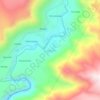 Canocota topographic map, elevation, terrain