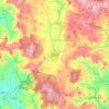 Esteli topographic map, elevation, terrain