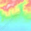 Mechi topographic map, elevation, terrain