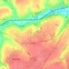 Les Nouettes topographic map, elevation, terrain