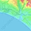 Seacliff topographic map, elevation, terrain