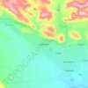 Letlhabile topographic map, elevation, terrain