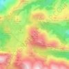 Risca de la Yedra topographic map, elevation, terrain
