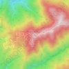 Mount Hamilton topographic map, elevation, terrain