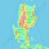 Nueva Vizcaya topographic map, elevation, terrain