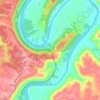 Grant topographic map, elevation, terrain