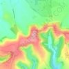 Win Green topographic map, elevation, terrain