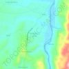 Kemabong Baru topographic map, elevation, terrain