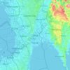 Pasig topographic map, elevation, terrain