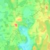 La Chavetière topographic map, elevation, terrain