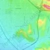 Adams Square topographic map, elevation, terrain