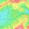 Rote Berge topographic map, elevation, terrain