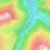Saussa topographic map, elevation, terrain