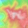 Mount Pulag topographic map, elevation, terrain