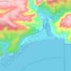 Nature's Valley topographic map, elevation, terrain