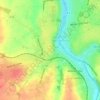 La Maison Dieu topographic map, elevation, terrain