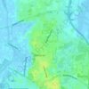 Halsteren topographic map, elevation, terrain