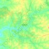 Kaduna topographic map, elevation, terrain