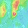 Isaberg topographic map, elevation, terrain