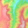 O Mosteiro topographic map, elevation, terrain