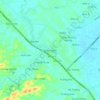 Diên Sanh topographic map, elevation, terrain