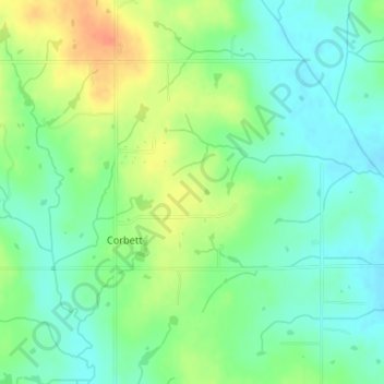 Tom London Dam topographic map, elevation, terrain