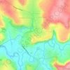Masianokeng topographic map, elevation, terrain