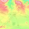 El Eulma topographic map, elevation, terrain