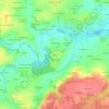 La Vigne topographic map, elevation, terrain
