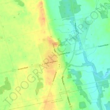 Scotland topographic map, elevation, terrain