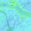 Bolnes topographic map, elevation, terrain