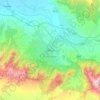Denizli topographic map, elevation, terrain