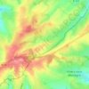 Mousselée topographic map, elevation, terrain