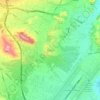 Spata topographic map, elevation, terrain