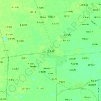 Daliang topographic map, elevation, terrain