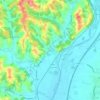 Luka topographic map, elevation, terrain