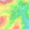 Derborence topographic map, elevation, terrain