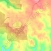 Dereel topographic map, elevation, terrain
