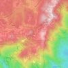 Kelsey topographic map, elevation, terrain