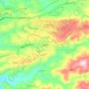 Salfit topographic map, elevation, terrain