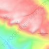 Chaos topographic map, elevation, terrain