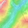 Le Mollard topographic map, elevation, terrain