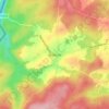 Willerzie topographic map, elevation, terrain