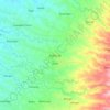 Pakis Aji topographic map, elevation, terrain