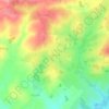 Aroeira topographic map, elevation, terrain