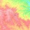 Udgir topographic map, elevation, terrain